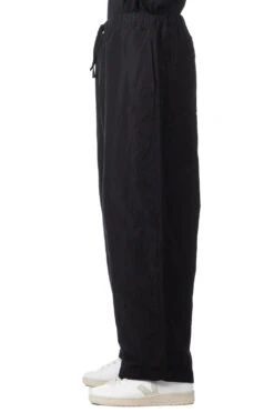 Cotton Ramie Weather Garment Washed Pants - Black -Lemaire Shop Comme Des Garcons Homme Cotton Ramie Weather Garment Washed Pants Black HM P021 051 03