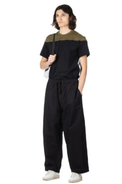 Cotton Ramie Weather Garment Washed Pants - Black -Lemaire Shop Comme Des Garcons Homme Cotton Ramie Weather Garment Washed Pants Black HM P021 051 07