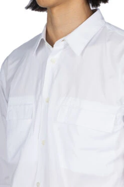 Dress Shirt With Double Pockets - White -Lemaire Shop Comme Des Garcons Homme Deux Dress Shirt With Double Pockets White DL B025 05