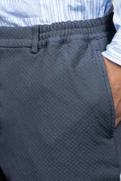 Poly Jacquard Komon Pattern Pants - Gray -Lemaire Shop Comme Des Garcons Homme Deux Poly Jacquard Komon Pattern Pants Gray DJ P034 06