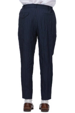 Stripe Pants - Navy -Lemaire Shop Comme Des Garcons Homme Deux Stripe Pants Navy DM P051 051 1 04