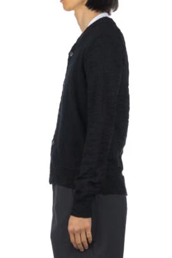 Wool Cardigan - Black -Lemaire Shop Comme Des Garcons Homme Deux Wool Cardigan Black DL N501 03