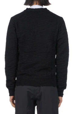 Wool Cardigan - Black -Lemaire Shop Comme Des Garcons Homme Deux Wool Cardigan Black DL N501 04