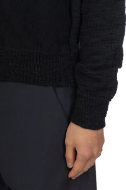 Wool Cardigan - Black -Lemaire Shop Comme Des Garcons Homme Deux Wool Cardigan Black DL N501 06