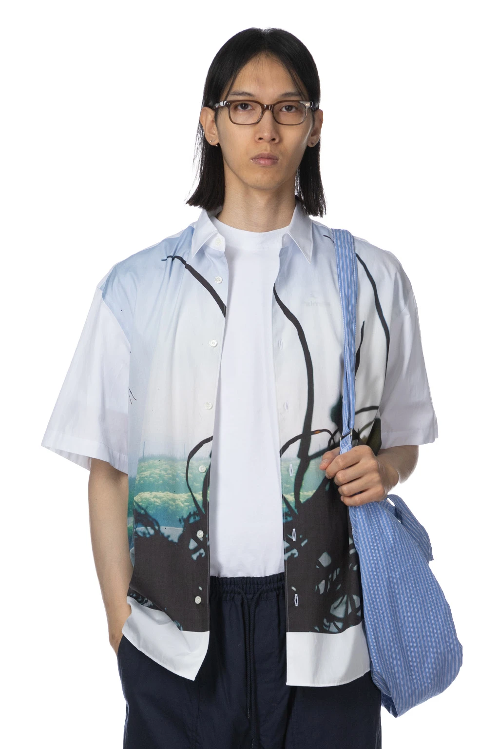 Pattern Shirt - Abstract White 1 Pattern Shirt - Abstract White