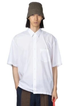 Shirt With Draw Stripe - White