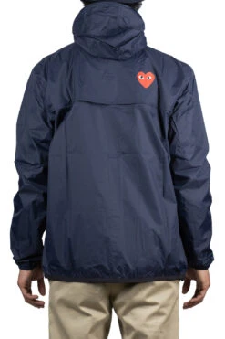 Comme Des Garçons Play K-WAY Hoodie Full Zip - Navy 10 Comme Des Garçons Play K-WAY Hoodie Full Zip - Navy -Lemaire Shop Comme Des Garcons Play K WAY Hoodie Full Zip Navy AZ J501 051 1 04 m