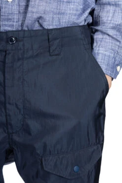 Airborne Pant- Navy Nylon Ripstop -Lemaire Shop Engineered Garments Airborne Pant Navy Nylon Ripstop 24S1F035 DZ 028 04 m