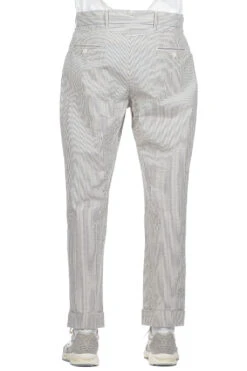 Andover Pant - Navy Natural Cotton Seersucker -Lemaire Shop Engineered Garments Andover Pant Navy Natural Cotton Seersucker 24S1F001 SD029 NOE 04 m