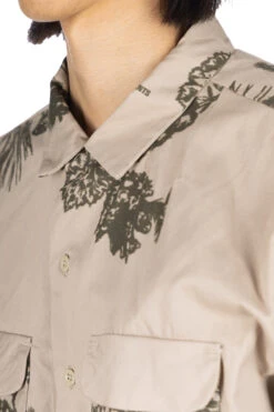 Classic Shirt - Khaki Pinecone Print French Twill -Lemaire Shop Engineered Garments Classic Shirt Khaki Pinecone Print French Twill 23F1A005 CT258 viv 05