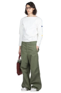 Over Pant - Olive Cotton Ripstop -Lemaire Shop Engineered Garments Over Pant Olive Cotton Ripstop 24S1F023 CT010 08 m