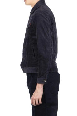 Corduroy Modified Type III Jacket - Black -Lemaire Shop Iron Heart Corduroy Modified Type III Jacket Black IHJ 69 BLK 03