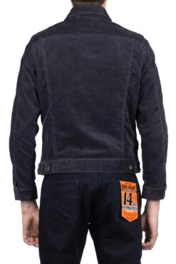 Corduroy Modified Type III Jacket - Black -Lemaire Shop Iron Heart Corduroy Modified Type III Jacket Black IHJ 69 BLK 04