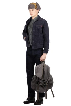 Corduroy Modified Type III Jacket - Black -Lemaire Shop Iron Heart Corduroy Modified Type III Jacket Black IHJ 69 BLK 07