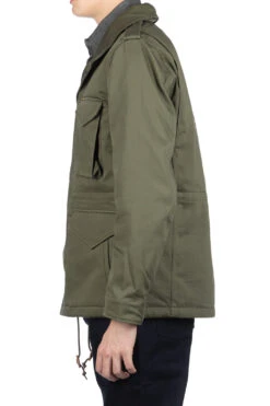 Sateen M65 Field Jacket - Olive -Lemaire Shop Iron Heart Sateen M65 Field Jacket Olive IHM 27 OLV 03