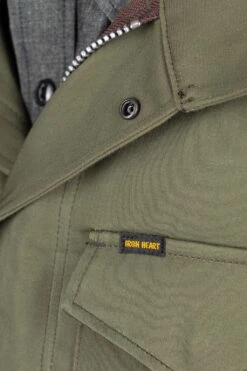 Sateen M65 Field Jacket - Olive -Lemaire Shop Iron Heart Sateen M65 Field Jacket Olive IHM 27 OLV 05