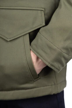 Sateen M65 Field Jacket - Olive -Lemaire Shop Iron Heart Sateen M65 Field Jacket Olive IHM 27 OLV 06
