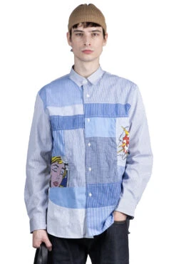 Junya X Roy Lichtenstein Patch Work Shirt