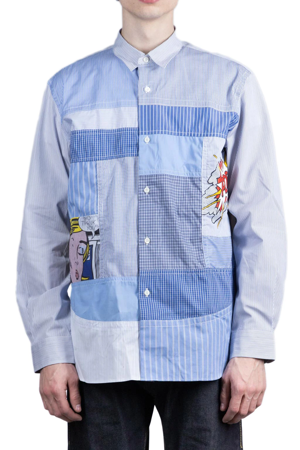 Junya X Roy Lichtenstein Patch Work Shirt 2 Junya X Roy Lichtenstein Patch Work Shirt - Image 2