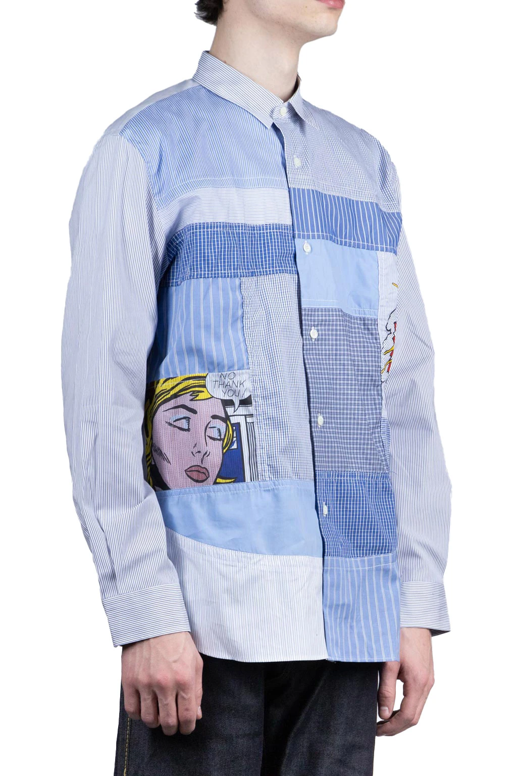 Junya X Roy Lichtenstein Patch Work Shirt 4 Junya X Roy Lichtenstein Patch Work Shirt - Image 4