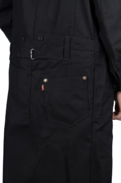 X Levis Long Wool Coat - Black X Black 15 X Levis Long Wool Coat - Black X Black -Lemaire Shop Junya Watanabe MAN x Levis Long Wool Coat Black x Black WL C901 07
