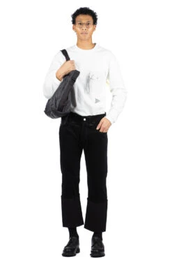 X Levi's Rolled Cuffs Pants - Black