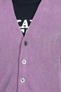 10G ECO Knit Elbow CONEYBOWY Short Cardigan - Pink X Purple -Lemaire Shop Kapital 10G ECO Knit Elbow CONEYBOWY Short Cardigan Pink x Purple K2208KN001 PPR noe 14 m