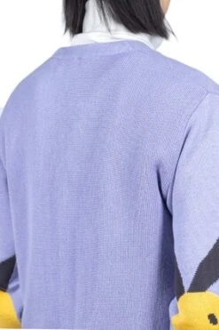 10G ECO Knit Elbow CONEYBOWY Short Cardigan - Violet -Lemaire Shop Kapital 10G ECO Knit Elbow CONEYBOWY Short Cardigan Violet K2213KN150 VIL viv 08 m