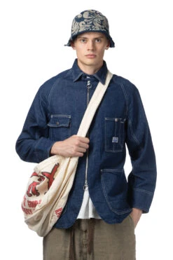 11.5oz Denim ZIPPER Coverall - Indigo