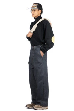 14oz BLKxECR Denim PORT Baggy Pants -Lemaire Shop Kapital 14oz BLKxECR Denim PORT Baggy Pants K2309LP032 ta 09 m