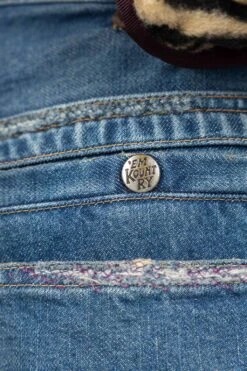 14oz Denim PORT Baggy Pants (HIPPIE-Champetre Remake) -Lemaire Shop Kapital 14oz Denim PORT Baggy Pants HIPPIE Champetre Remake K2309LP035 PRO 38 m