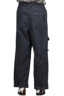 14oz Denim SHOVEL Baggy Pants - Black X Natural -Lemaire Shop Kapital 14oz Denim SHOVEL Baggy Pants Black x Natural K2310LP094 BNA ac 04 m