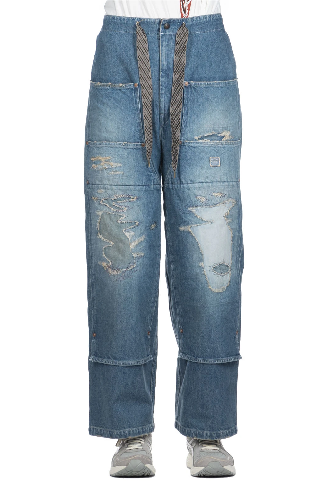 14oz Denim W-Knee EASY Baggy Pants - DIXIE LUMBER Remake 2 14oz Denim W-Knee EASY Baggy Pants - DIXIE LUMBER Remake - Image 2