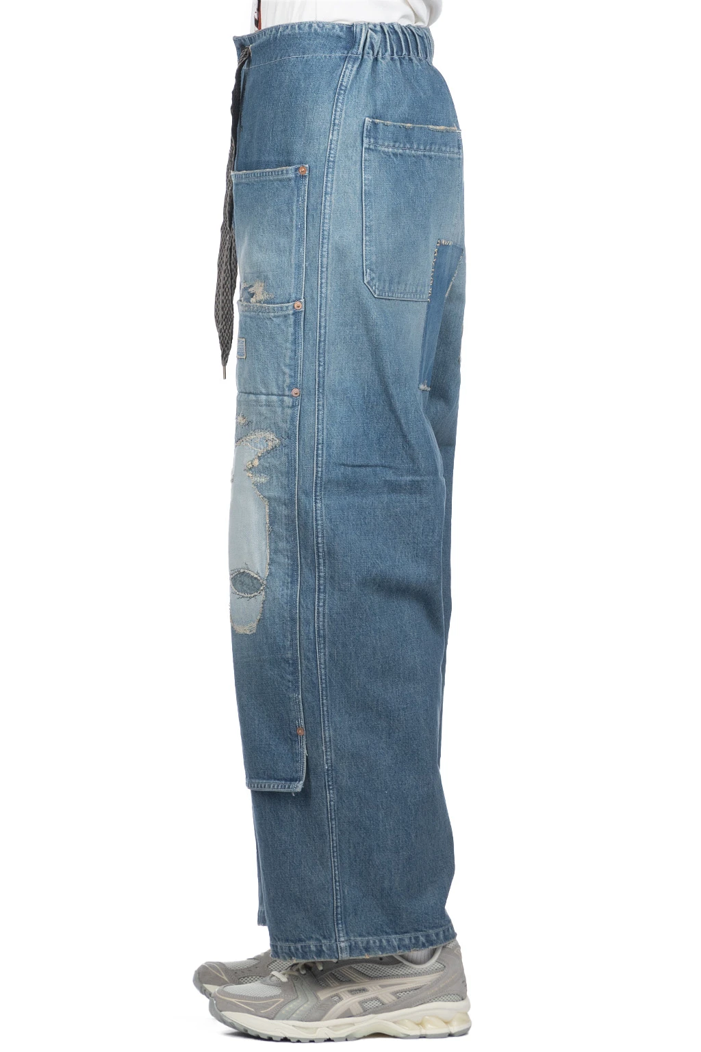 14oz Denim W-Knee EASY Baggy Pants - DIXIE LUMBER Remake 3 14oz Denim W-Knee EASY Baggy Pants - DIXIE LUMBER Remake - Image 3
