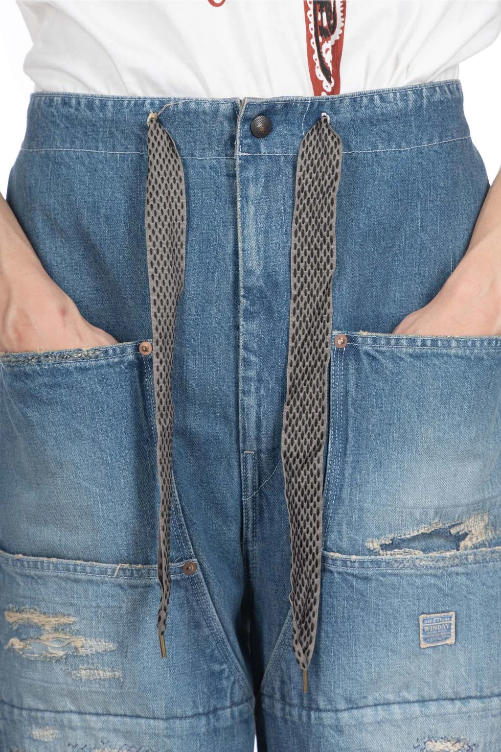 14oz Denim W-Knee EASY Baggy Pants - DIXIE LUMBER Remake 5 14oz Denim W-Knee EASY Baggy Pants - DIXIE LUMBER Remake - Image 5