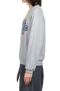 30-Knit Crew Sweatshirt (NIGHT SHIFT PROFILE RAINBOWY) - Grey -Lemaire Shop Kapital 30 Knit Crew Sweatshirt NIGHT SHIFT PROFILE RAINBOWY Grey K2311LC149 GRY 23 m