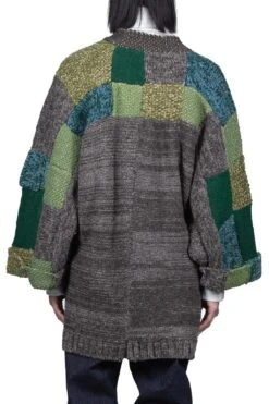 3G Wool Hand Knit TUGIHAGI KESA Cardigan -Lemaire Shop Kapital 3G Wool Hand Knit TUGIHAGI KESA Cardigan K2211KN119 noe 04 m