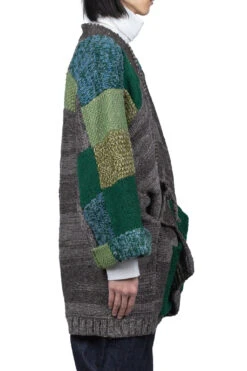 3G Wool Hand Knit TUGIHAGI KESA Cardigan -Lemaire Shop Kapital 3G Wool Hand Knit TUGIHAGI KESA Cardigan K2211KN119 noe 05 m