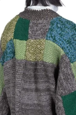 3G Wool Hand Knit TUGIHAGI KESA Cardigan -Lemaire Shop Kapital 3G Wool Hand Knit TUGIHAGI KESA Cardigan K2211KN119 noe 08 m