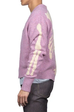 5G Wool BONE Short Cardigan - Light Purple -Lemaire Shop Kapital 5G Wool BONE Short Cardigan Light Purple K2211KN130 LPU 03 m