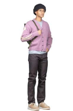 5G Wool BONE Short Cardigan - Light Purple -Lemaire Shop Kapital 5G Wool BONE Short Cardigan Light Purple K2211KN130 LPU 08 m