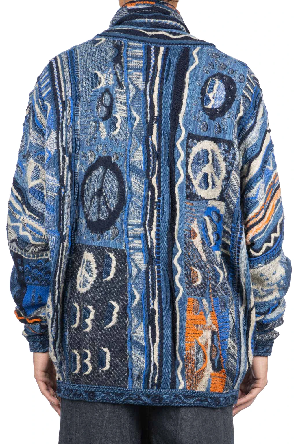7G BORO Gaudy Knit Cardigan - Navy 4 7G BORO Gaudy Knit Cardigan - Navy - Image 4