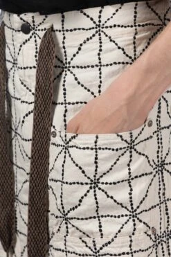 8oz Color Denim FOLD DOJO W-Knee EASY Baggy Pants - Natural 13 8oz Color Denim FOLD DOJO W-Knee EASY Baggy Pants - Natural -Lemaire Shop Kapital 8oz Color Denim FOLD DOJO W Knee EASY Baggy Pants Natural K2403LP046 NAT noe 05 m