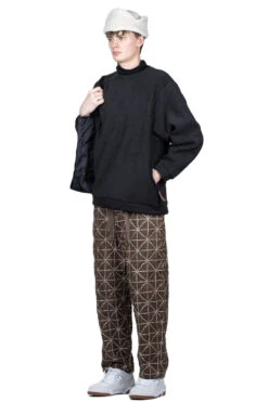 8oz Color Denim FOLK-DOJO Sashiko EASY Pants - Brown -Lemaire Shop Kapital 8oz Color Denim FOLK DOJO Sashiko EASY Pants Brown K2209LP008 BR noe 12 m