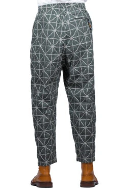 8oz Color Denim FOLK-DOJO Sashiko EASY Pants - Green 9 8oz Color Denim FOLK-DOJO Sashiko EASY Pants - Green -Lemaire Shop Kapital 8oz Color Denim FOLK DOJO Sashiko EASY Pants Green K2209LP008 GRN ac 10 m