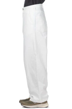 Chino PORT Baggy Pants - White -Lemaire Shop Kapital Chino PORT Baggy Pants White K2403LP034 WH ac 13 m