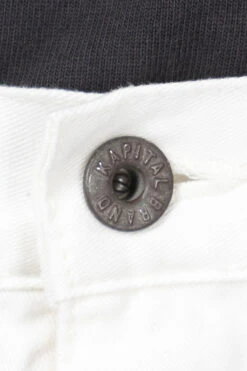 Chino PORT Baggy Pants - White -Lemaire Shop Kapital Chino PORT Baggy Pants White K2403LP034 WH ac 16 m