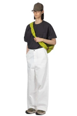 Chino PORT Baggy Pants - White -Lemaire Shop Kapital Chino PORT Baggy Pants White K2403LP034 WH ac 19 m