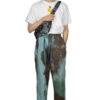 Combed Burberry BRUSH-CAMO EASY Pants - Turquoise