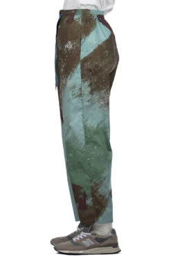 Combed Burberry BRUSH-CAMO EASY Pants - Turquoise -Lemaire Shop Kapital Combed Burberry BRUSH CAMO EASY Pants Turquoise K2305LP176 TAQ noe 03 m